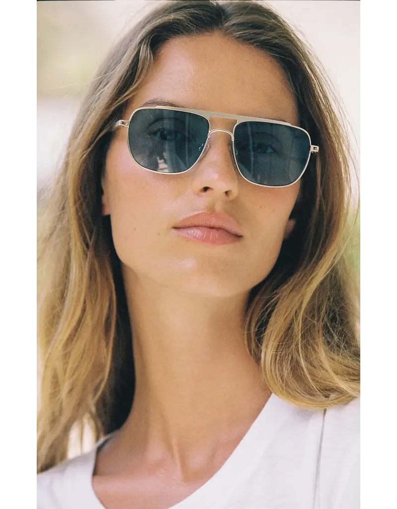 Z Supply Skyline Gold-Gradient Polarized Sunglasses