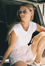 Z Supply Skyline Gold-Gradient Polarized Sunglasses