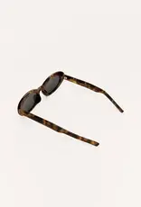 Z Supply Dayglow Dark Tort - Gray Polarized Sunglasses
