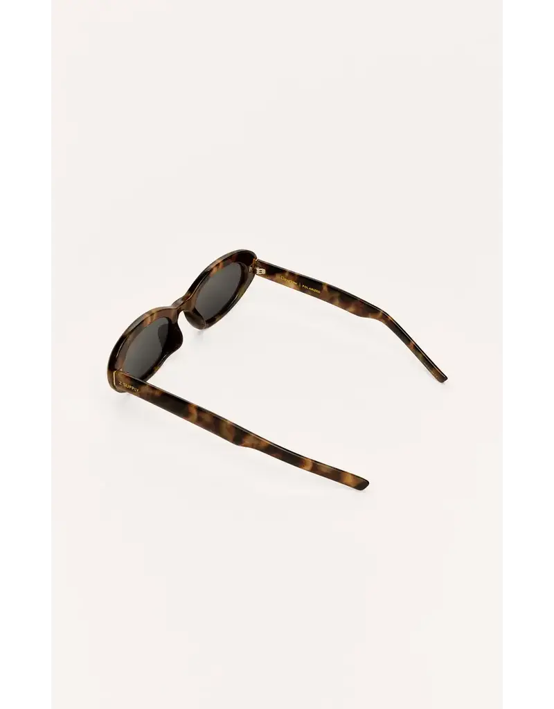 Z Supply Dayglow Dark Tort - Gray Polarized Sunglasses