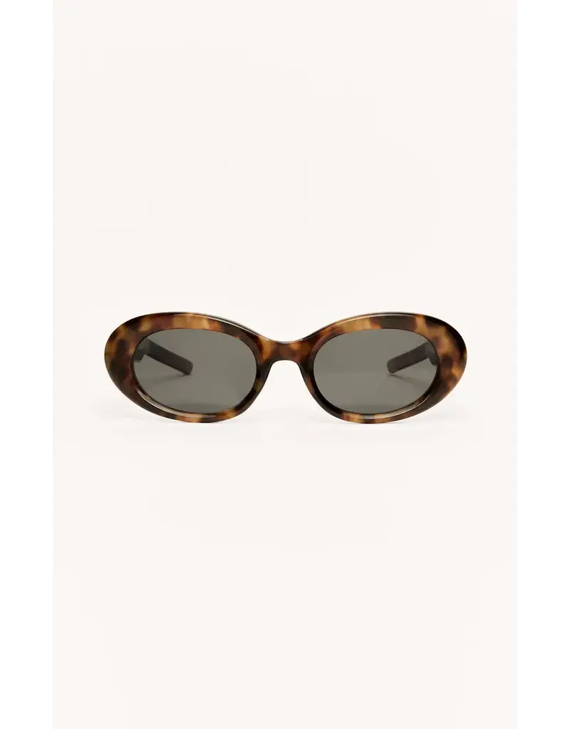 Z Supply Dayglow Dark Tort - Gray Polarized Sunglasses