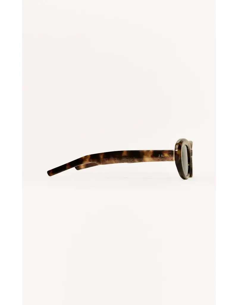 Z Supply Dayglow Dark Tort - Gray Polarized Sunglasses