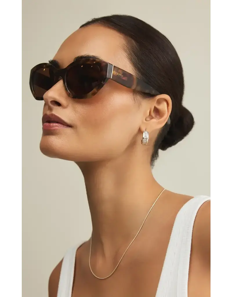 Z Supply Mirage Brown Tortoise-Brown Polarized Sunglasses