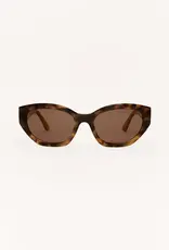 Z Supply Mirage Brown Tortoise-Brown Polarized Sunglasses