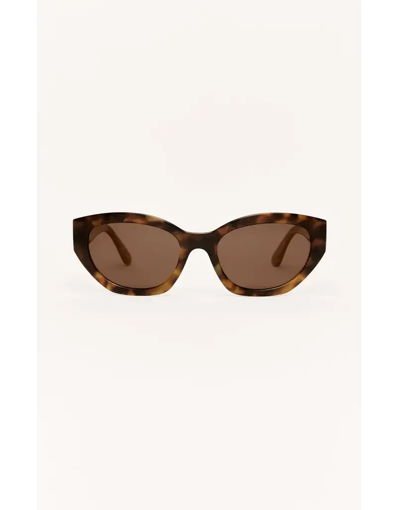 Z Supply Mirage Brown Tortoise-Brown Polarized Sunglasses