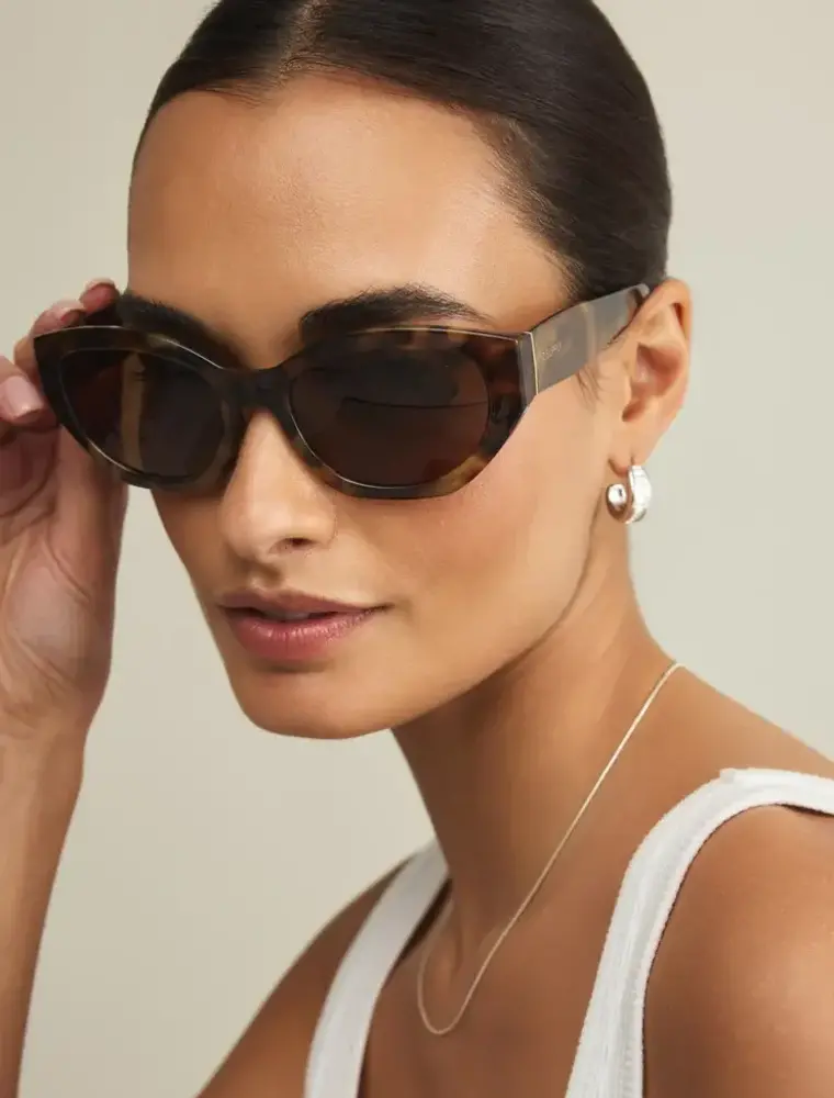 Z Supply Mirage Brown Tortoise-Brown Polarized Sunglasses