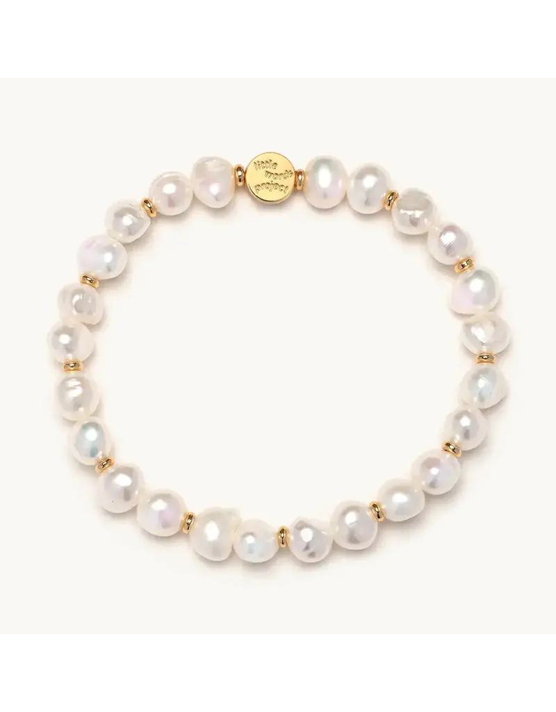Little Words Project Fresh Water Pearl Base Bracelet for Charms (medium/large)
