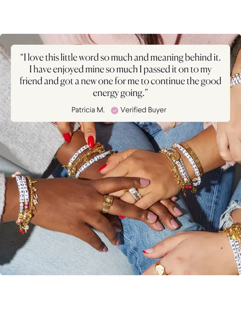 Little Words Project Fresh Water Pearl Base Bracelet for Charms (medium/large)