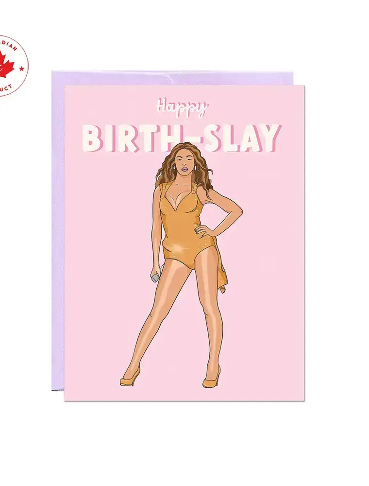Party Mountain Paper co. Bey Birth-Slay | Birthday Card