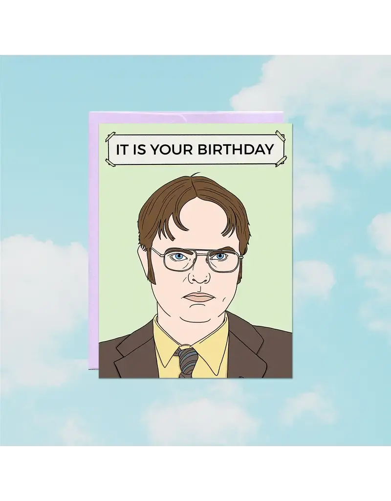 Party Mountain Paper co. Dwight Birthday Card