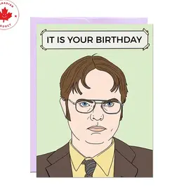 Party Mountain Paper co. Dwight Birthday Card