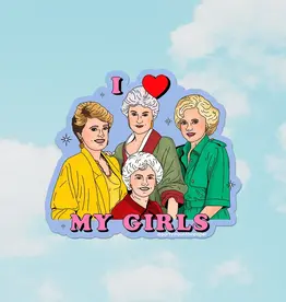 Party Mountain Paper co. I Love My Girls - Golden Girls Sticker