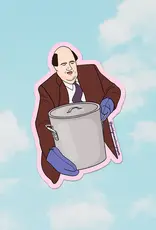 Party Mountain Paper co. Kevin Chilli Pot - The Office Sticker