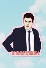 Party Mountain Paper co. Youths - New Girl Sticker