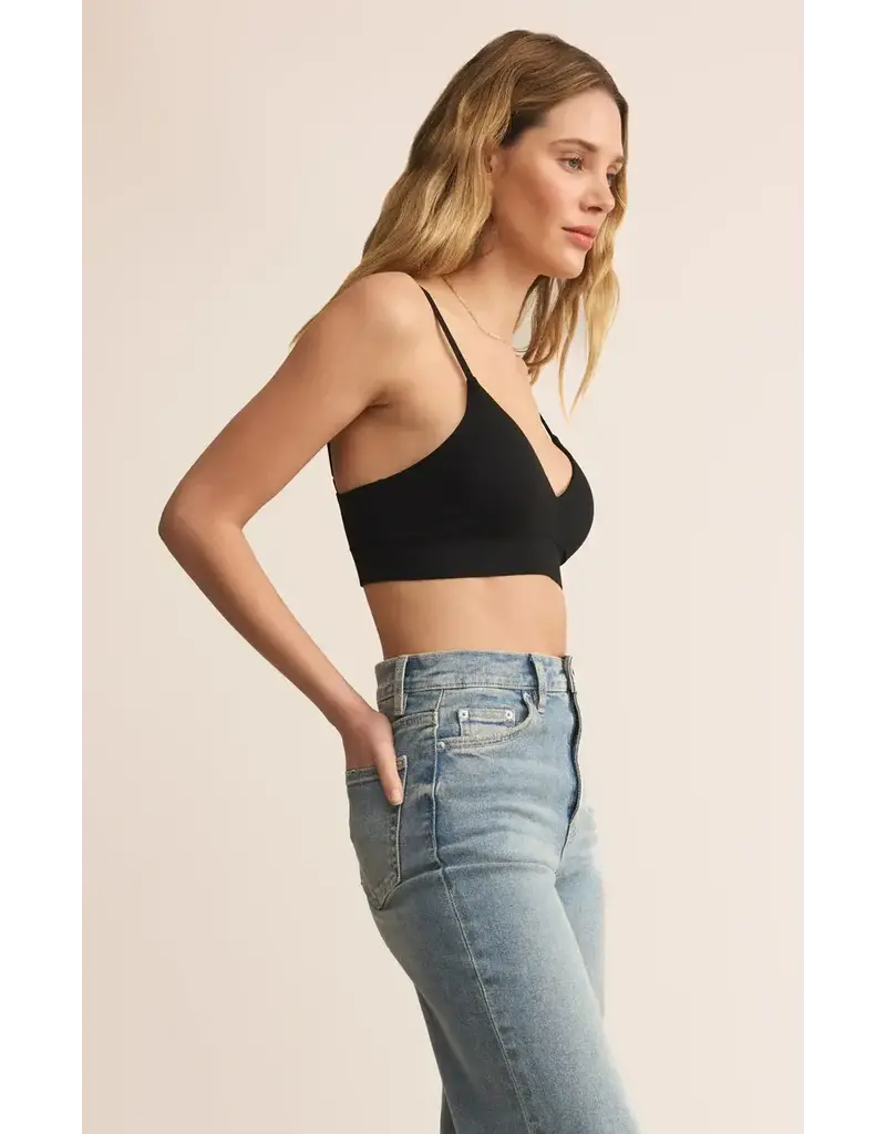 Z Supply Kendra So Smooth Bralette in Black