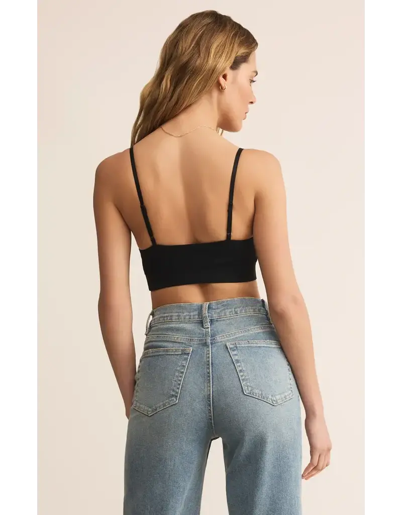 Z Supply Kendra So Smooth Bralette in Black