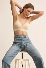 Z Supply Kendra So Smooth Bralette in Natural Tan