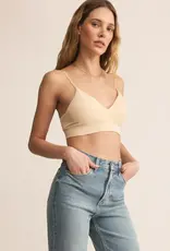Z Supply Kendra So Smooth Bralette in Natural Tan