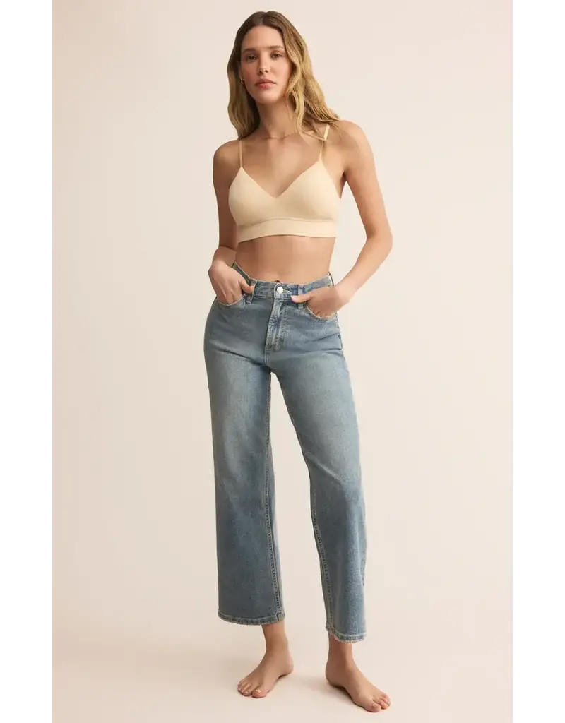 Z Supply Kendra So Smooth Bralette in Natural Tan