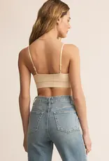 Z Supply Kendra So Smooth Bralette in Natural Tan