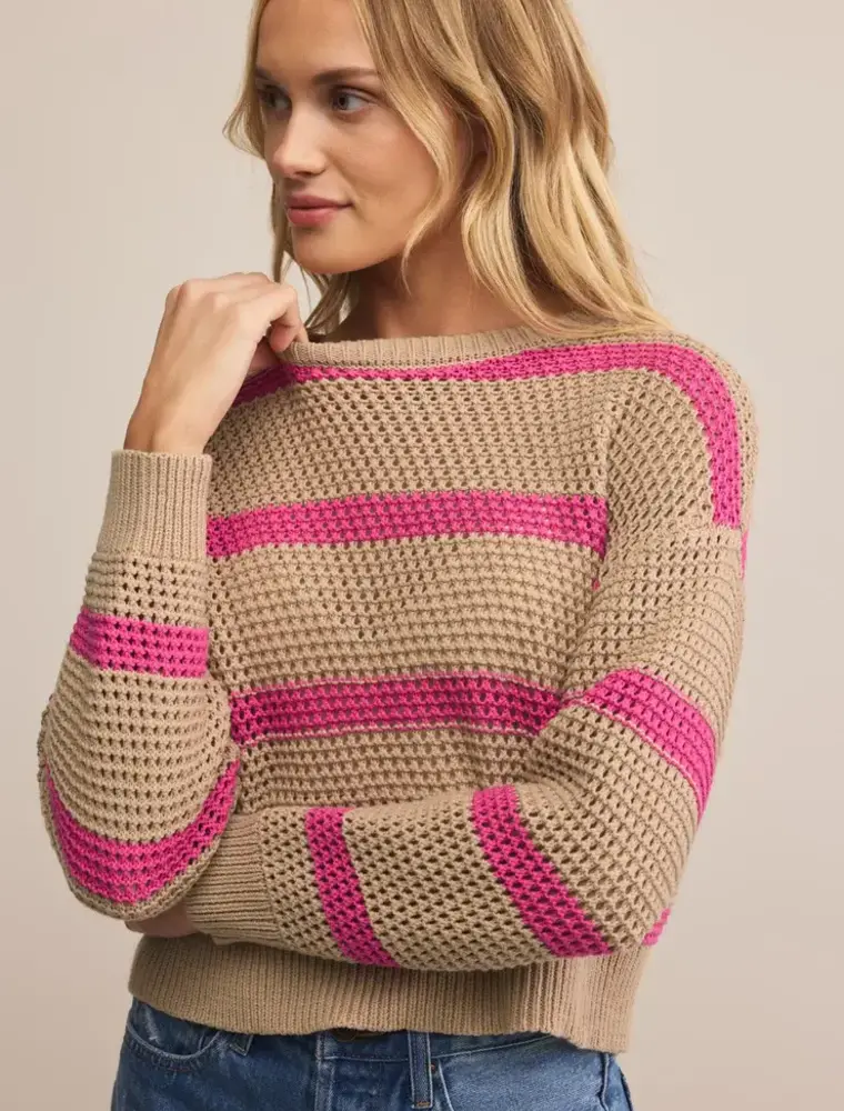 Z Supply Broadbeach Sweater in Biscuit