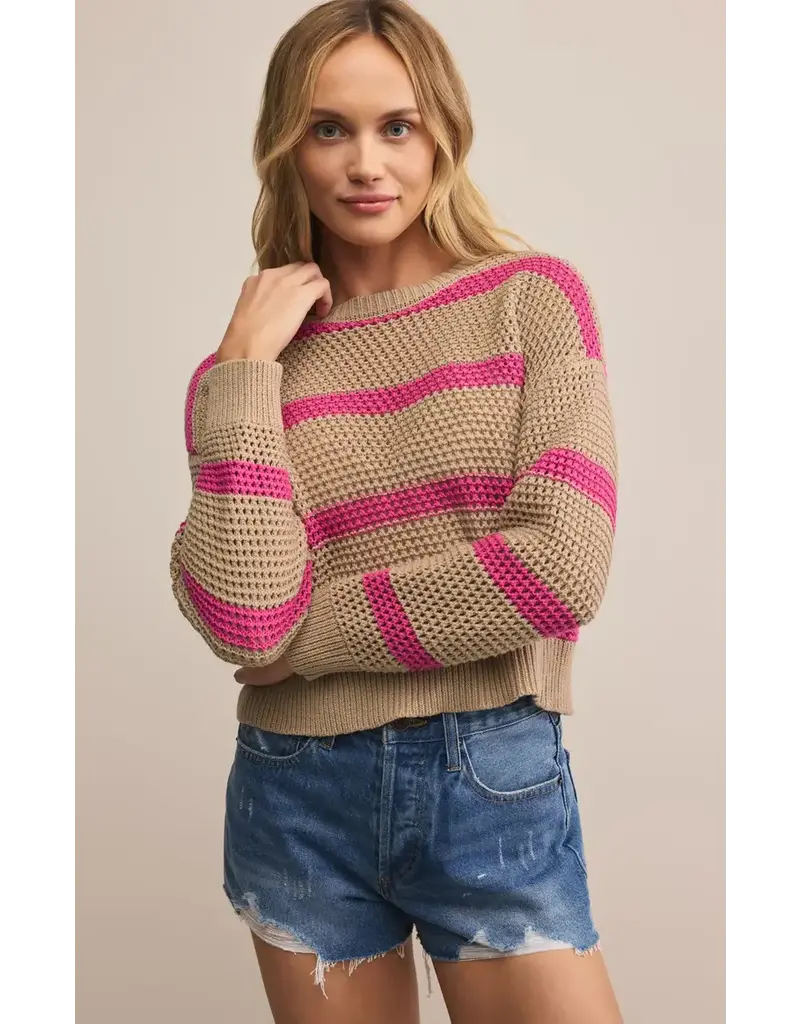 Z Supply Broadbeach Sweater in Biscuit