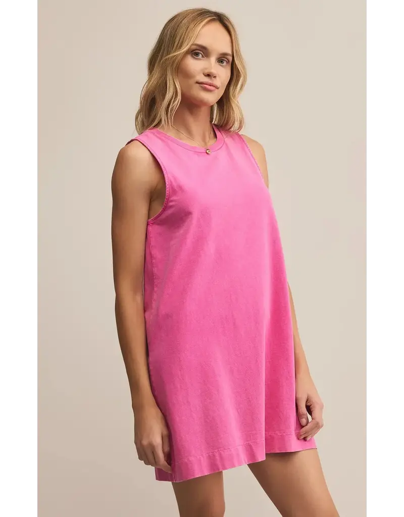 Z Supply Sloane Dress in Island Pink