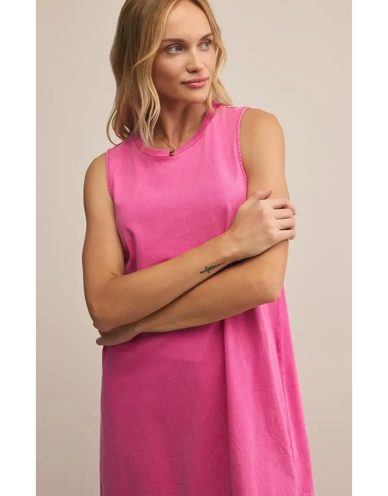 Z Supply Sloane Dress in Island Pink