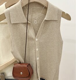 H&S Polo Collar Knit Tank