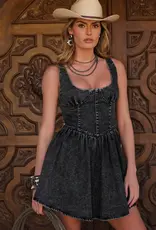 H&S Stretch Denim Dress