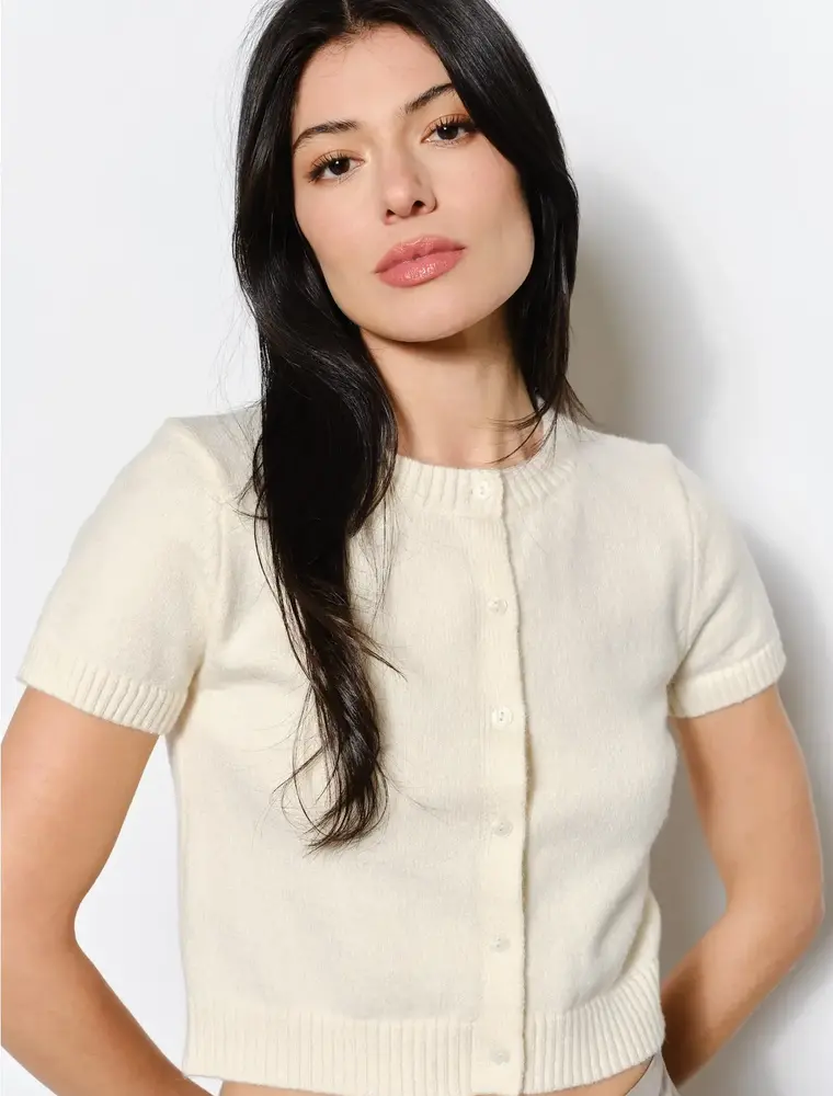 pg Lucy Short Sleeve Cardigan