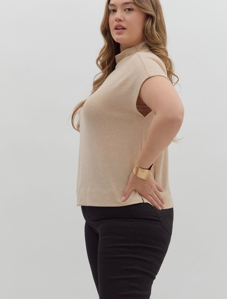 Entro Josie Knit Top (plus)