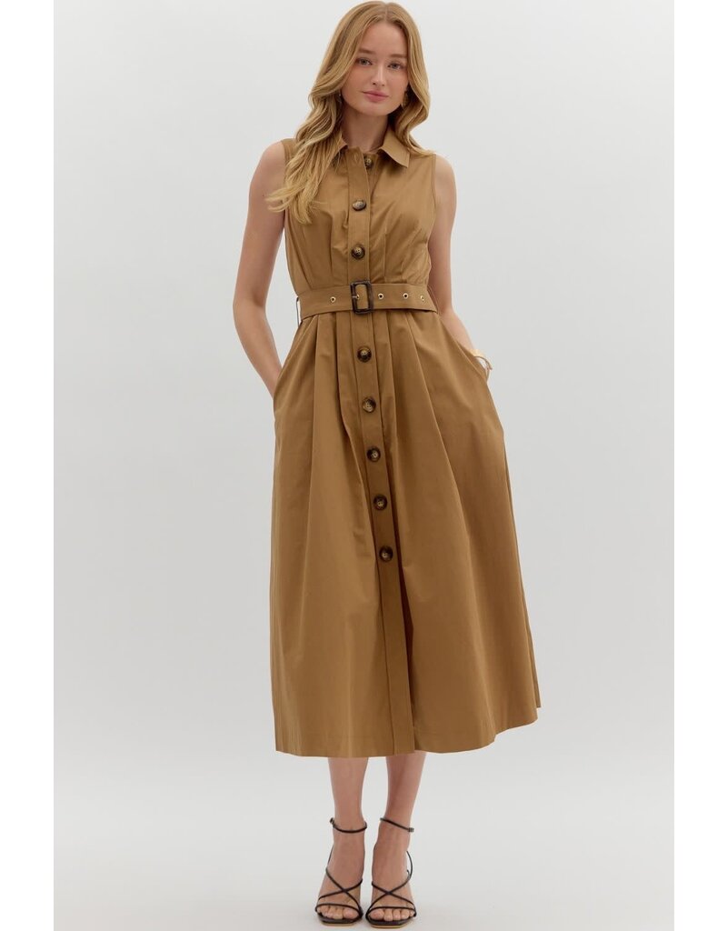 Entro Laurel Button Dress