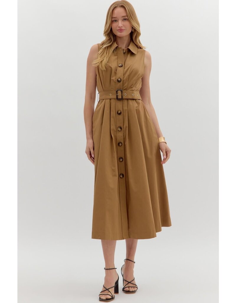 Entro Laurel Button Dress