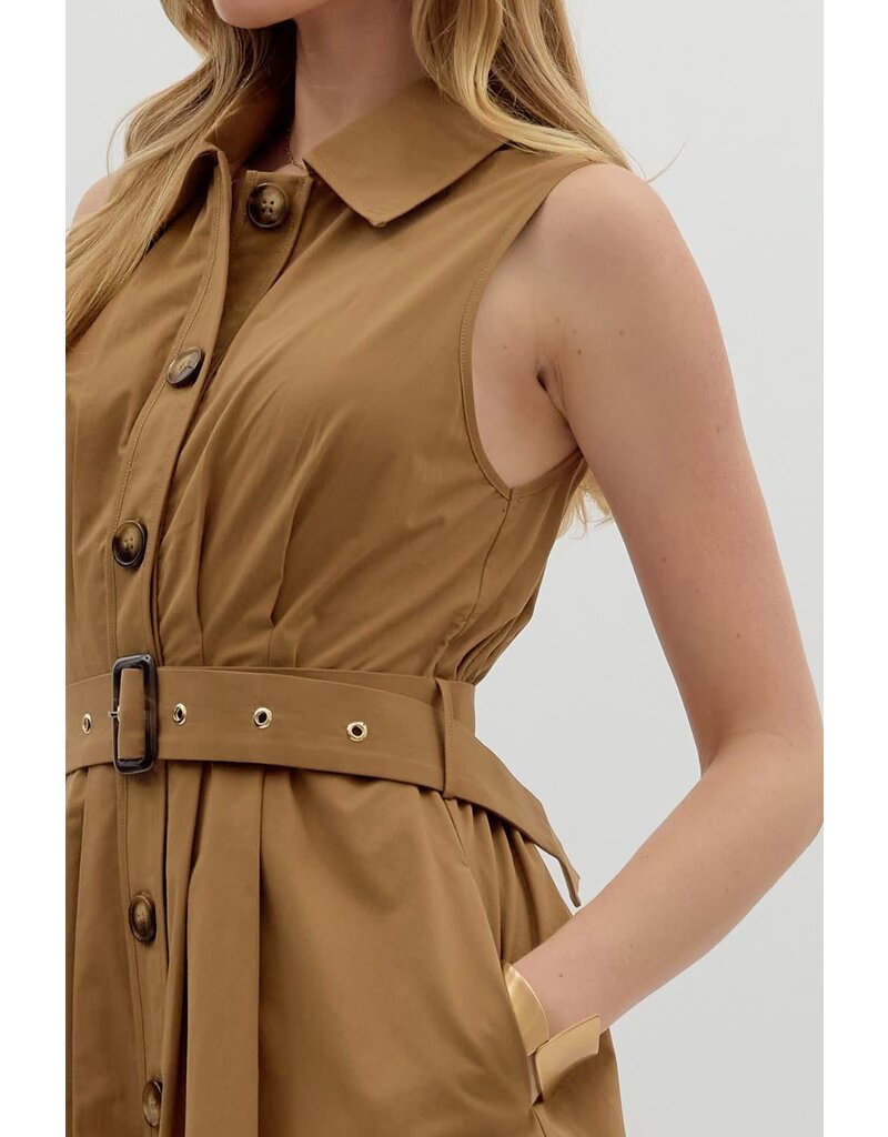 Entro Laurel Button Dress