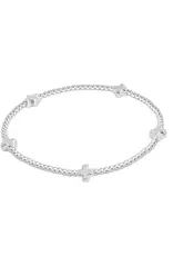 ENEWTON Signature Cross Small Sterling 2MM Bead Bracelet ENEWTON Signature Cross Small Sterling 2MM Bead Bracelet