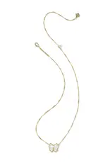 Kendra Scott Haley Bow Pendant Necklace Gold Ivory MOP Kendra Scott Haley Bow Pendant Necklace Gold Ivory MOP