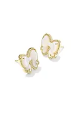 Kendra Scott Haley Bow Stud Earring Gold Ivory MOP Kendra Scott Haley Bow Stud Earring Gold Ivory MOP