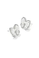 Kendra Scott Haley Bow Stud Earring Rhodium Ivory MOP Kendra Scott Haley Bow Stud Earring Rhodium Ivory MOP