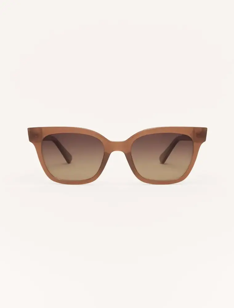 Z Supply High Tide Taupe-Gradient Polarized Sunglasses