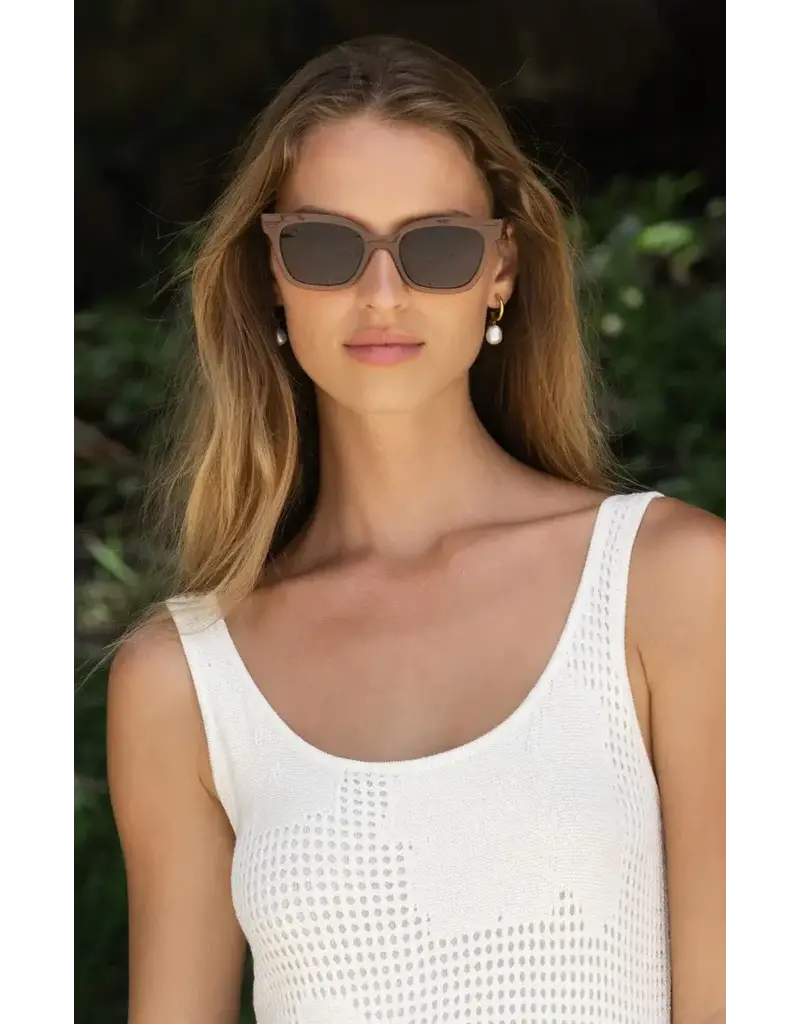 Z Supply High Tide Taupe-Gradient Polarized Sunglasses