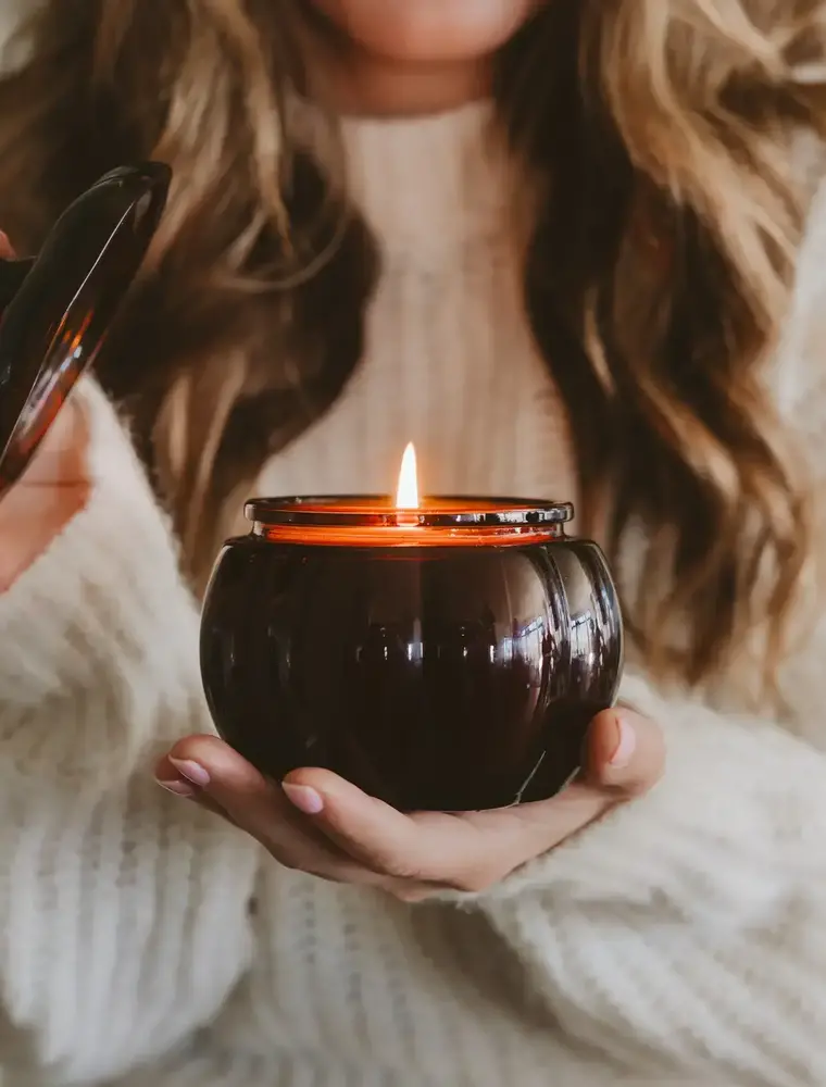 Sweet Water Decor Hello Fall 20 oz. Soy Candle