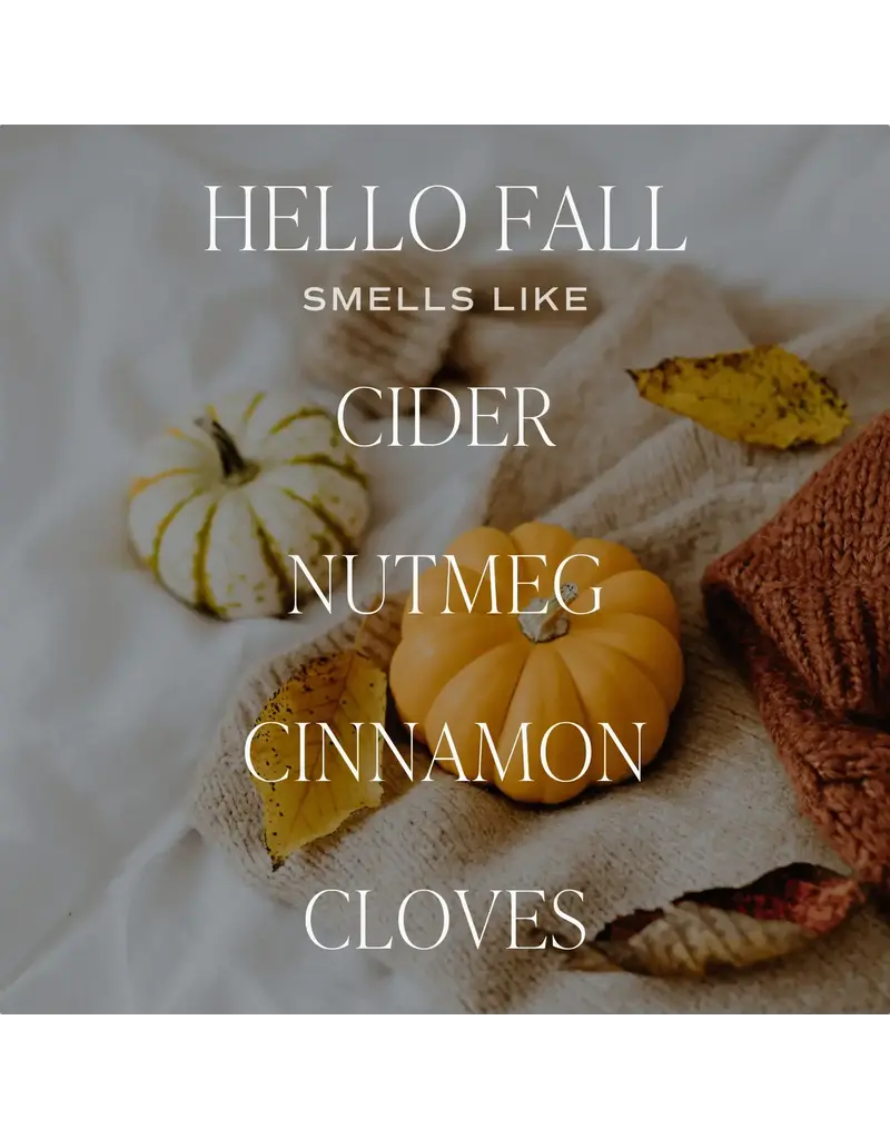 Sweet Water Decor Hello Fall 20 oz. Soy Candle