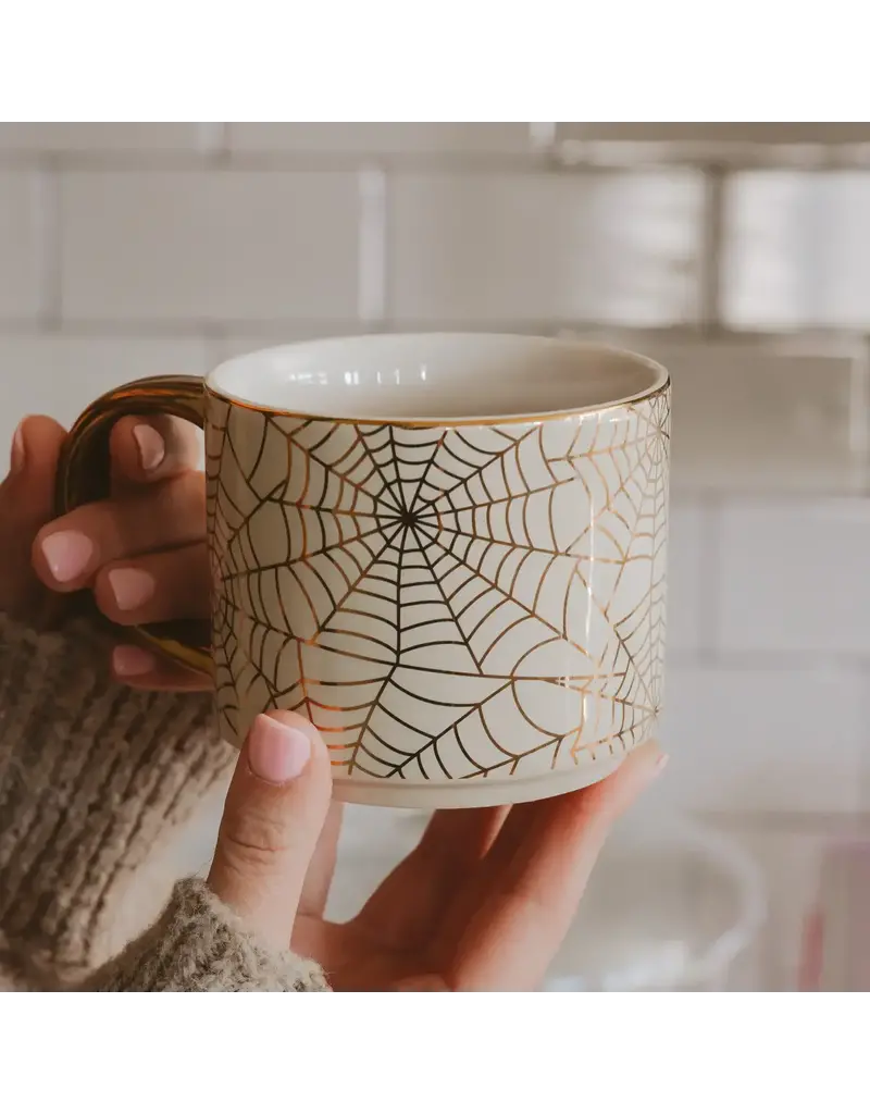 Sweet Water Decor Spiderwebs 14oz.  Coffee Mug