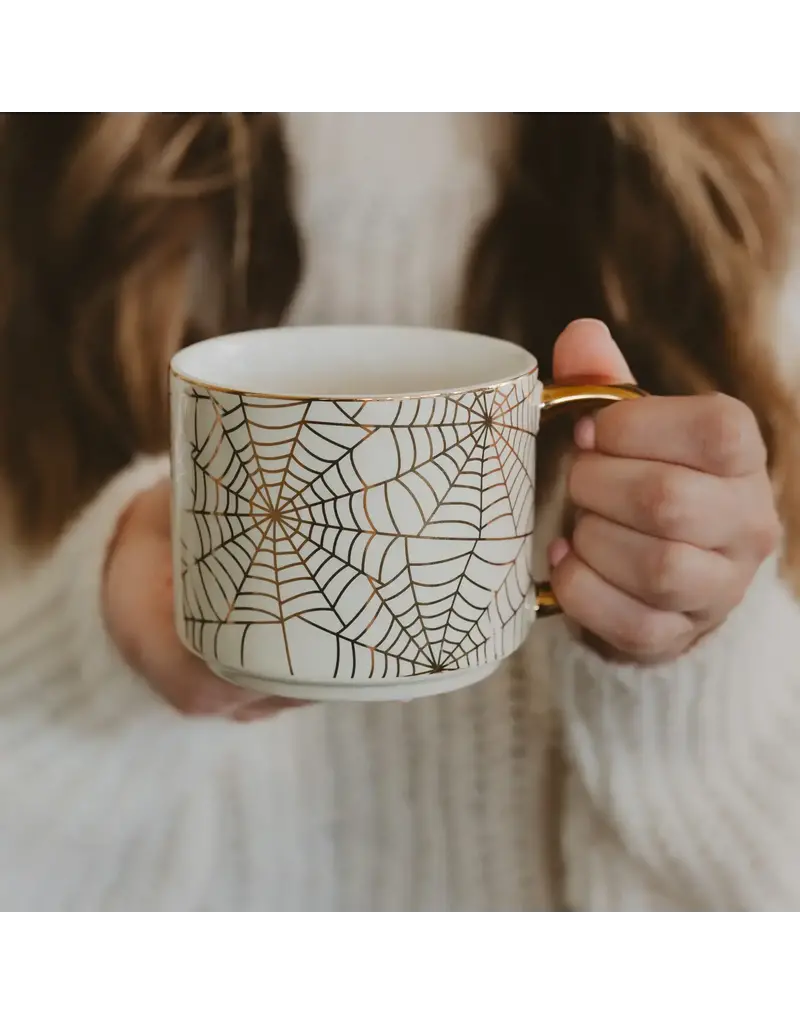 Sweet Water Decor Spiderwebs 14oz.  Coffee Mug
