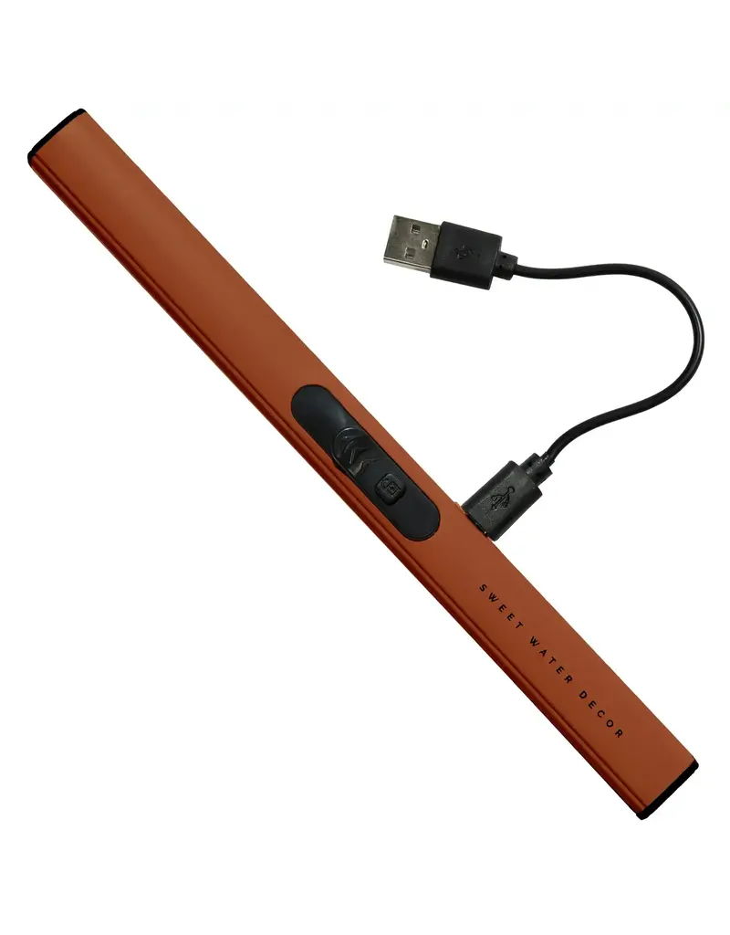 Sweet Water Decor Rechargeable Burnt Orange Lighter