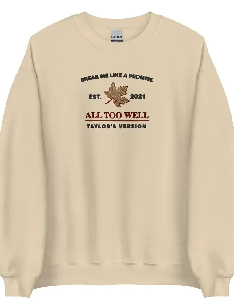 CrescentCatCo All Too Well Sweatshirt