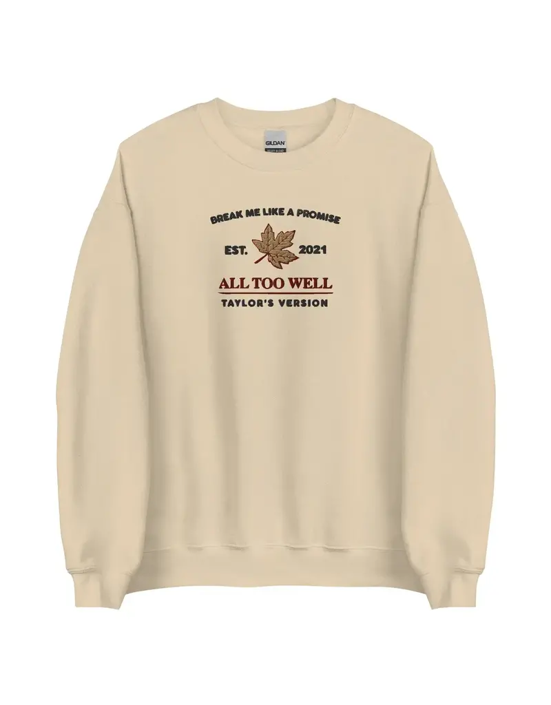 CrescentCatCo All Too Well Sweatshirt