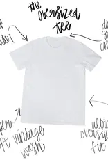 The Clandestine Underground Fall Most of All Oversized Graphic Tee