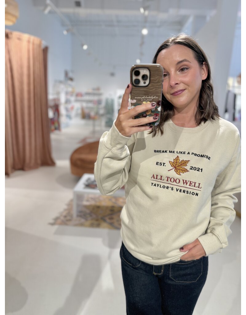 CrescentCatCo All Too Well Sweatshirt